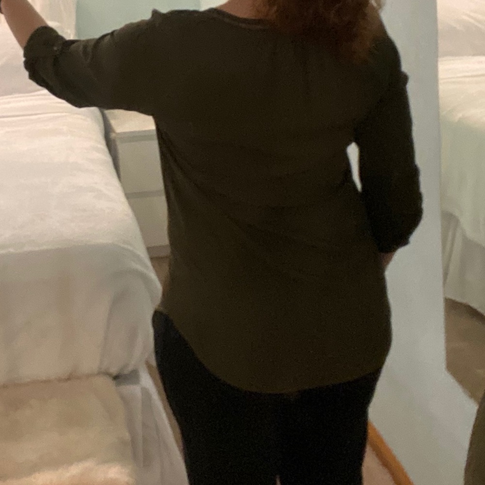 Pullover Blouse With Adjustable Sleeves - image 7